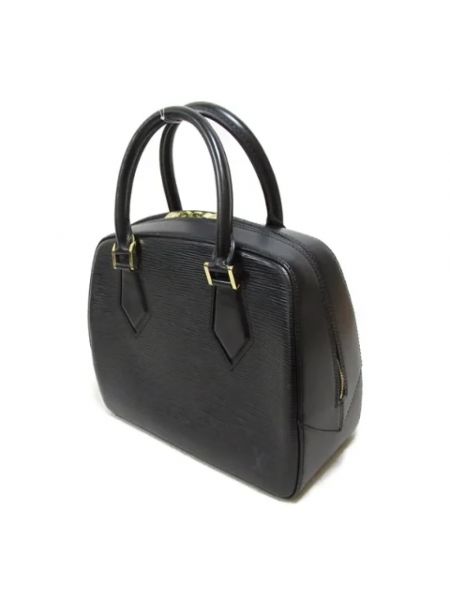 Bolsa de cuero retro Louis Vuitton Vintage negro