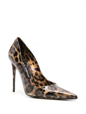 Leopardí lodičky s potiskem Dolce & Gabbana
