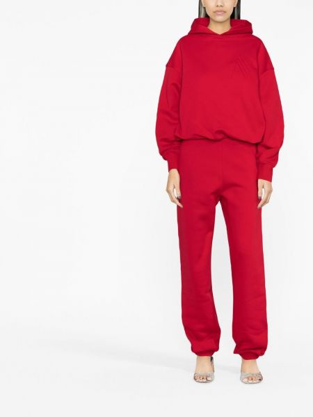 Pantalon de joggings à imprimé The Attico rouge