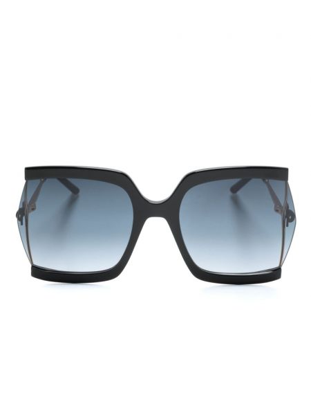 Oversized sluneční brýle Carolina Herrera černé
