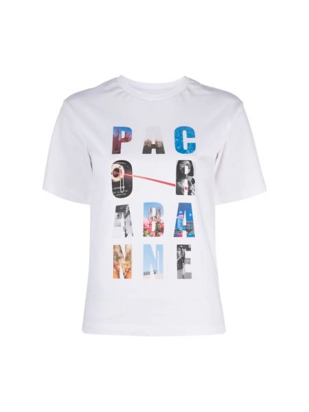 Koszulka Paco Rabanne biała