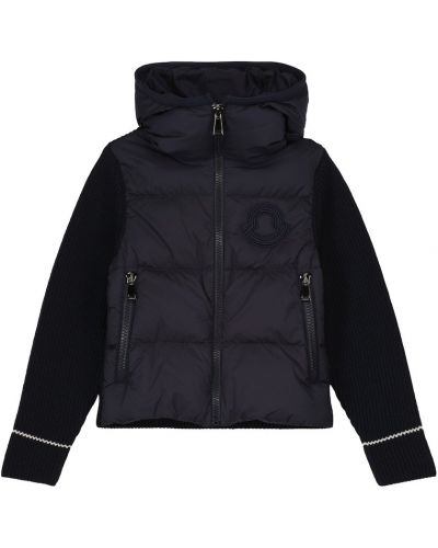 Dunjakke for piger Moncler Enfant blå