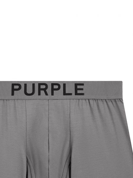 Chaussettes en coton à imprimé Purple Brand