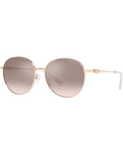 Слънчеви очила от розово злато Michael Kors розово