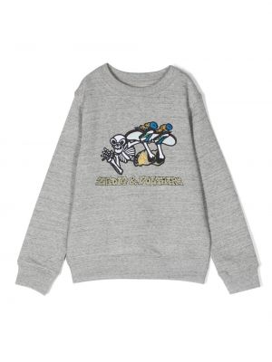 Tröja för tjejer Zadig & Voltaire Kids grå