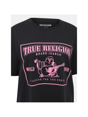 Спортивные штаны с вышивкой True Religion черные