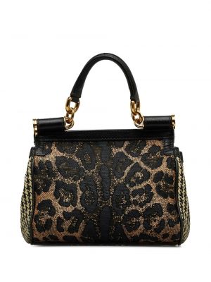 Leopardí taška s flitry Dolce & Gabbana Pre-owned