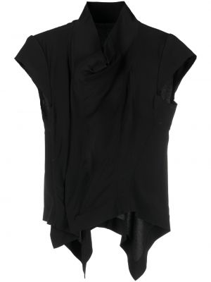 Asymmetrisk t-shirt Rick Owens svart