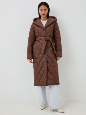 Утепленная демисезонная куртка Modress коричневая
