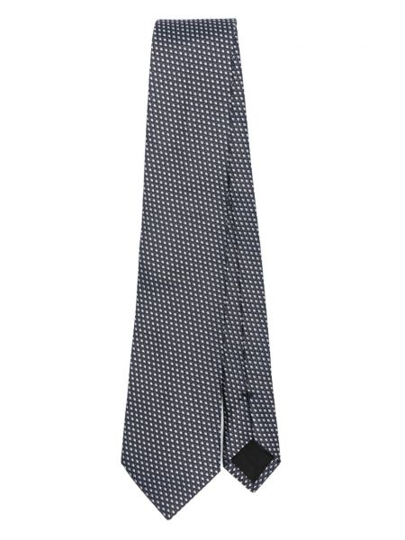 Krawatte mit print Boss blau