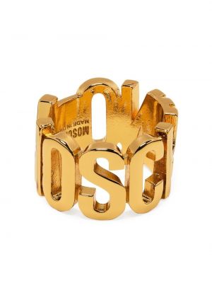 Ring Moschino gull