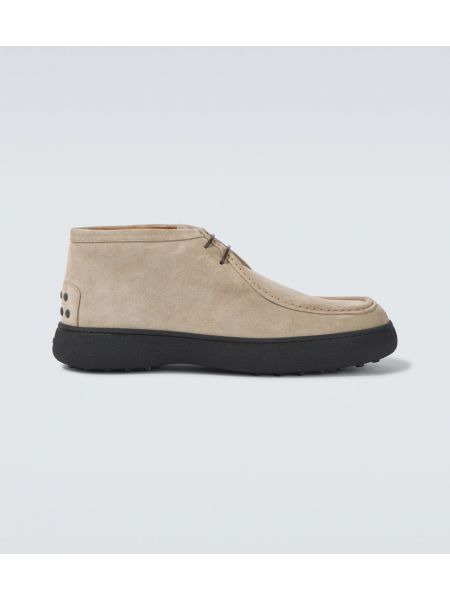 Blonder ruskind støvletter Tod's brun