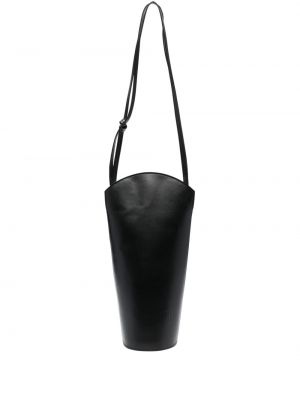 Kožená kabelka By Malene Birger čierna