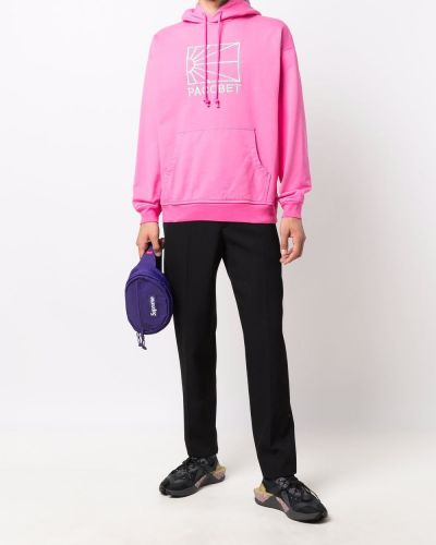 Sudadera con capucha con bordado Paccbet rosa