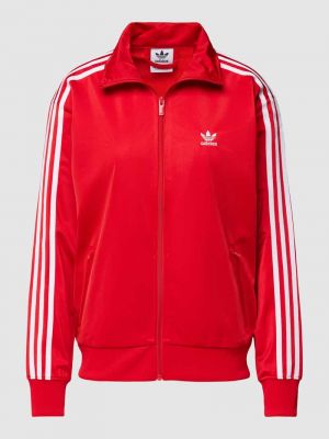 Bluza rozpinana Adidas Originals czerwona