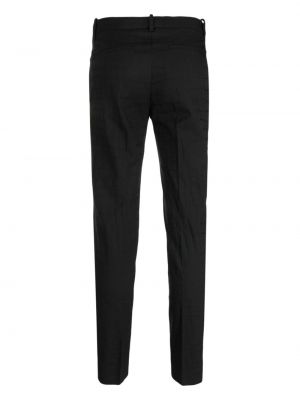 Žakárové kalhoty Versace černé