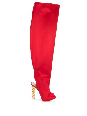 Členkové topánky Giuseppe Zanotti červená