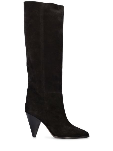 Botas altas de ante Isabel Marant negro