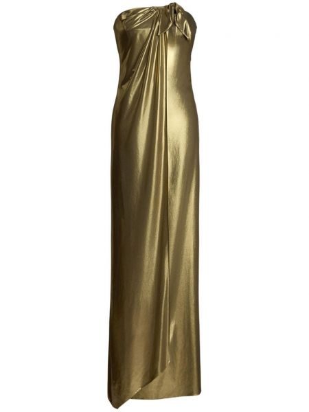 Večerné šaty Ralph Lauren Collection zlatá