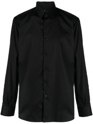 Bavlněná košile Karl Lagerfeld černá