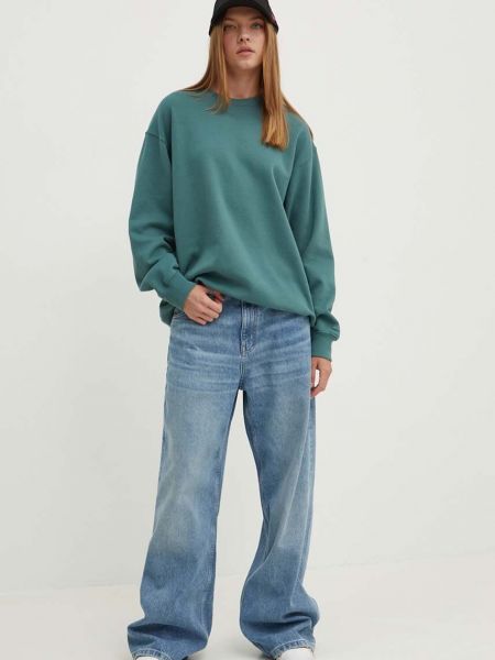 Długa bluza Hollister Co. zielona
