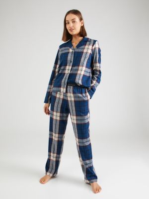 Pidžama bootcut Tommy Hilfiger plava