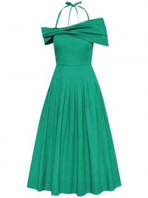 Midi šaty Oscar De La Renta zelená