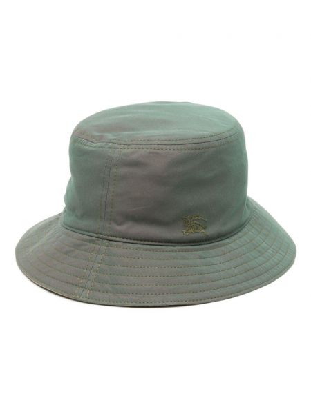 Obojstranný kockovaný klobúk Burberry zelená