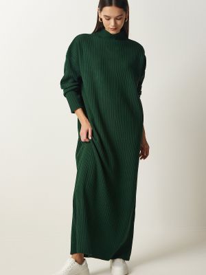 Oversized φόρεμα ζιβαγκο Happiness İstanbul πράσινο