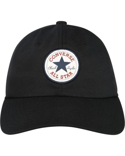 Kepurė su snapeliu Converse juoda