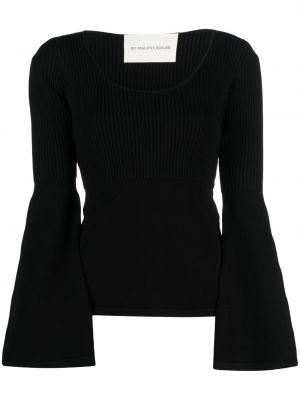 Relaxed пуловер By Malene Birger черно