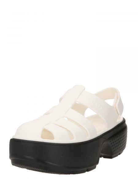 Sandále Crocs biela
