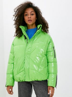 Утепленная демисезонная куртка Goldrai зеленая