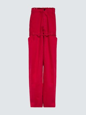 Jeans baggy Jacquemus rosso