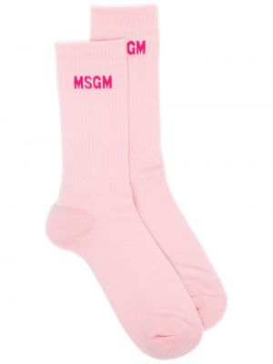 Чорапи Msgm розово