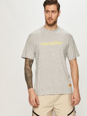 Тениска с дълъг ръкав Caterpillar сиво