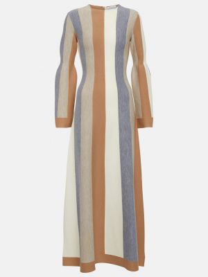 Кашемировое шерстяное длинное платье Gabriela Hearst