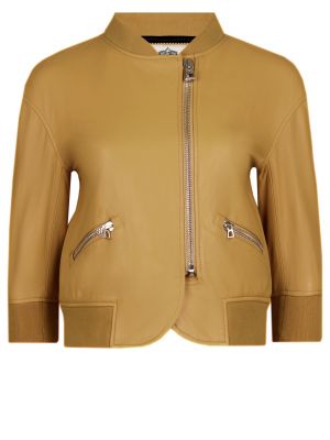 Кожаная куртка Diego M коричневая