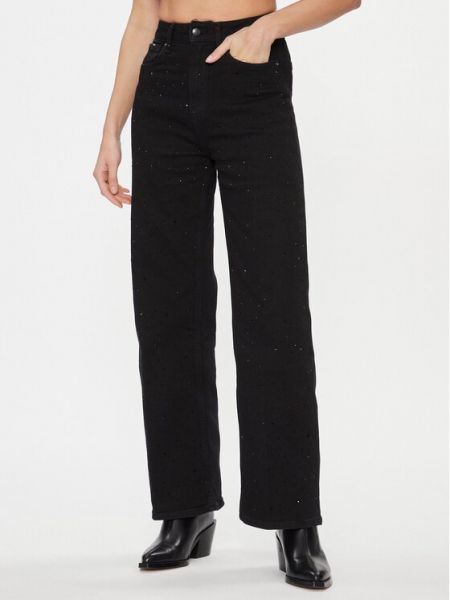 Černé džíny s klučičím střihem relaxed fit Pepe Jeans
