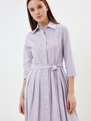 Платье-рубашка Viviarte Studio фиолетовое