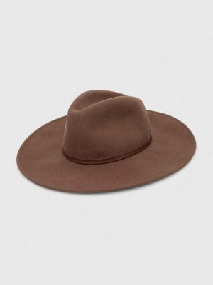 Vlněný klobouk Coccinelle hnědý
