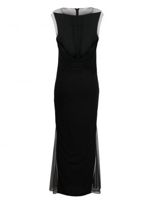 Průsvitné šaty Helmut Lang černé