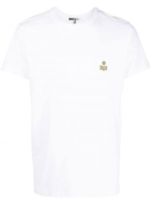 T-shirt en coton à imprimé Marant