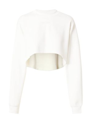 Пуловер с качулка Aim'n бяло