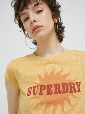 Majica Superdry rumena