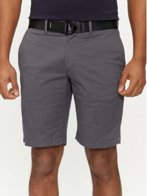 Shorts slim Calvin Klein gris