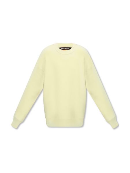 Sweter wełniany Palm Angels - Żółty
