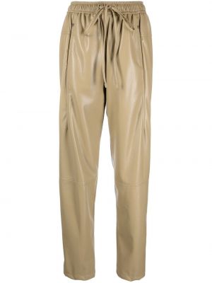 Kožené klasické kalhoty Low Classic khaki