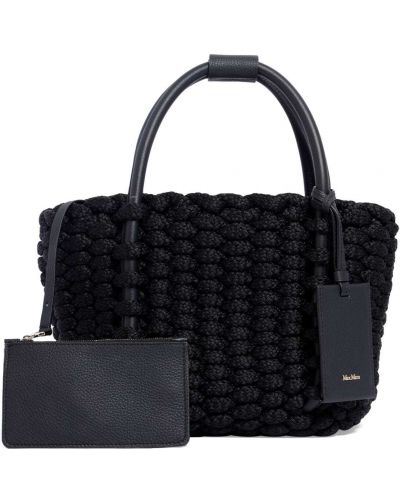 Nákupná taška Max Mara čierna