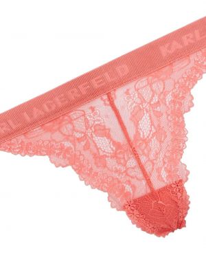 Spitzen brazilian panties Karl Lagerfeld pink